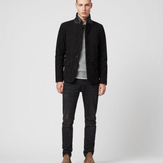 SURVEY LEATHER BLAZER