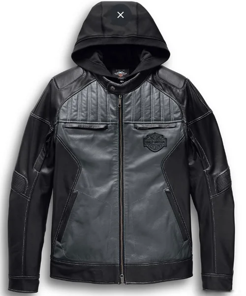 HARLEY DAVIDSON Men's Reversion 3-in-1 Leather Jacket