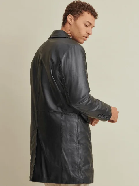 Carter Leather Topper Coat