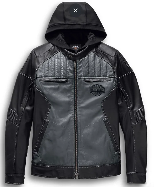 HARLEY DAVIDSON Men's Reversion 3-in-1 Leather Jacket