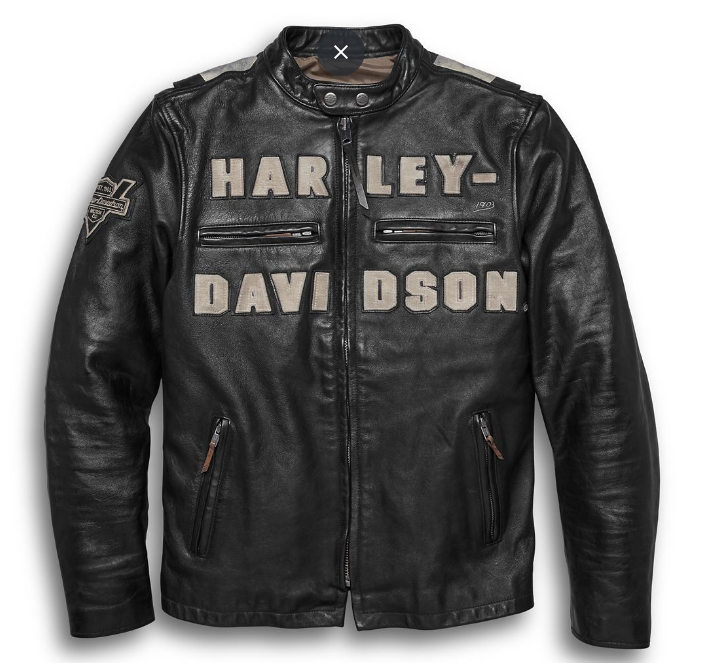 Harley Davidson Vintage Race-Inspired Leather Jacket - The Leathership