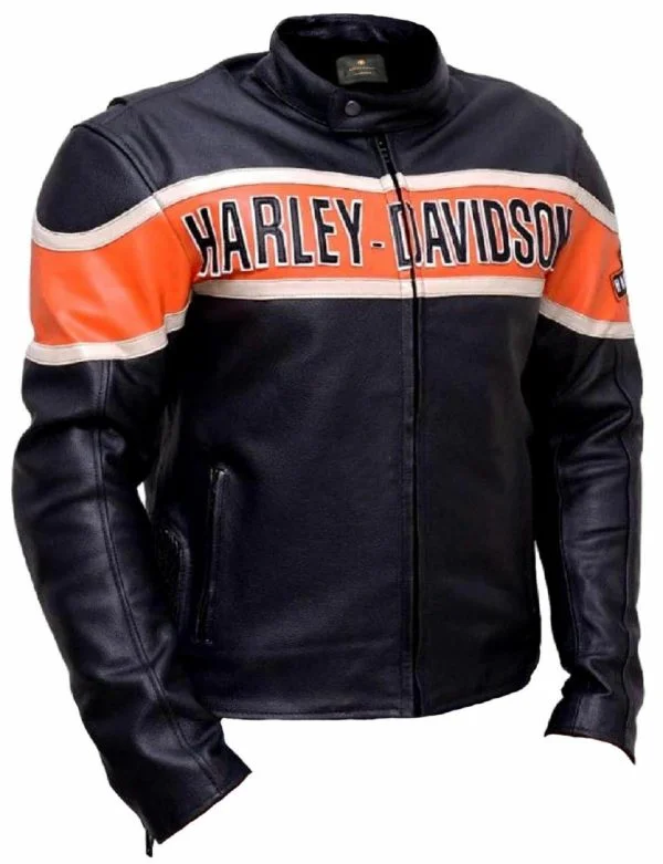 Harley Davidson Biker Leather Jacket - New Year 2021 Special Jacket !